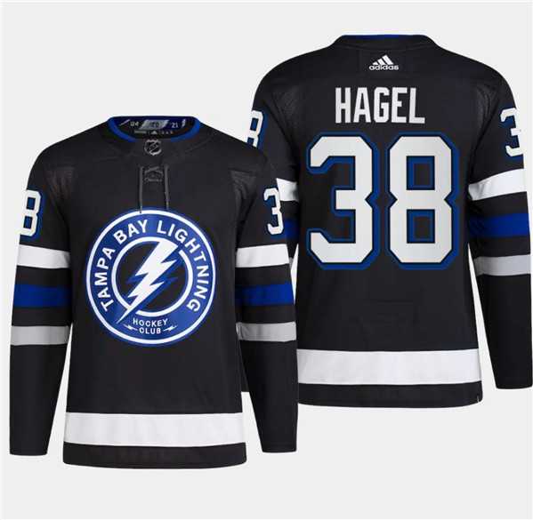Mens Tampa Bay Lightning #38 Brandon Hagel Black 2024 Stadium Series Stitched Jersey Dzhi->tampa bay lightning->NHL Jersey